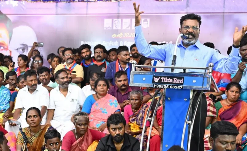 இந்தியா கூட்டணியில் திமுகவும், த.வெ.க-வும் இணைய வேண்டும் – தொல். திருமாவளவன்