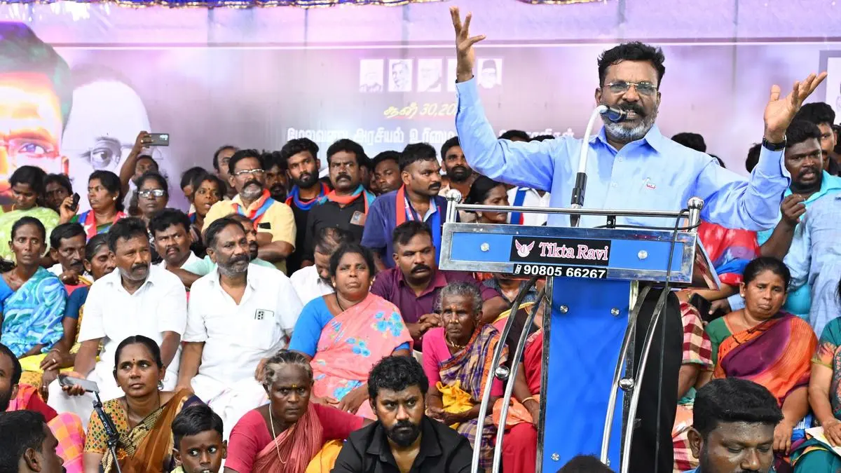 இந்தியா கூட்டணியில் திமுகவும், த.வெ.க-வும் இணைய வேண்டும் – தொல். திருமாவளவன்
