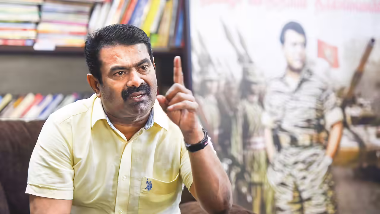 சினிமா சித்தாந்தம் ஆகிவிட்டது என சீமான் குற்றச்சாட்டு